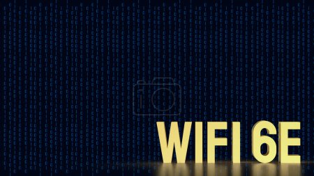 Photo for Wi Fi 6E operates in the newly opened 6 GHz frequency band, which provides significantly more available spectrum compared to the existing 2.4 GHz and 5 GHz bands - Royalty Free Image