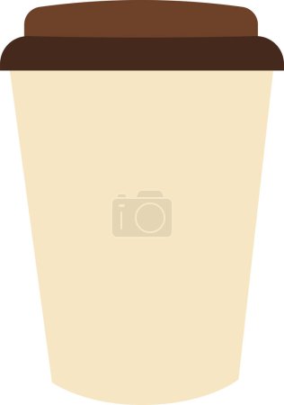 Photo for Paper coffee cup. Vector illustration - Royalty Free Image