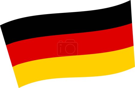 Photo for The national flag of Germany vector illustration - Royalty Free Image