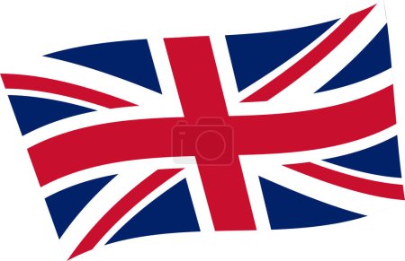 Photo for The national flag of the United Kingdom vector illustration - Royalty Free Image