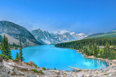 Téléchargez les photos : Lac Moraine, parc national Banff, Alberta, Canada. - en image libre de droit