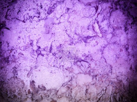 Photo for Close up shot of purple tinted stone texture for background - Royalty Free Image