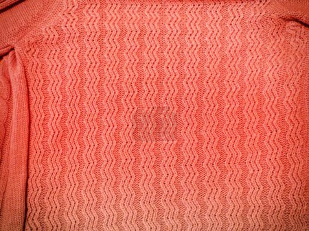 Photo for Close up Red Fabric Texture - Royalty Free Image