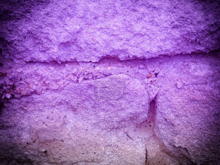 Photo for Close-up shot of purple tinted stone texture for background - Royalty Free Image