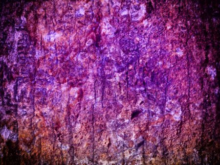 Photo for Close-up shot of purple tinted stone texture for background - Royalty Free Image