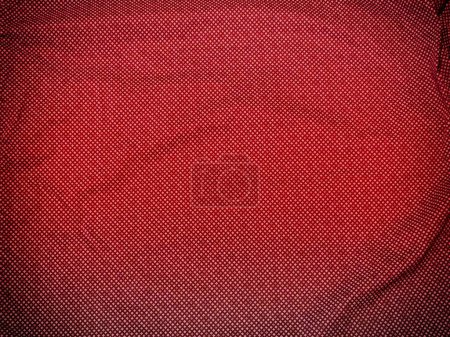Gros plan texture tissu rouge
