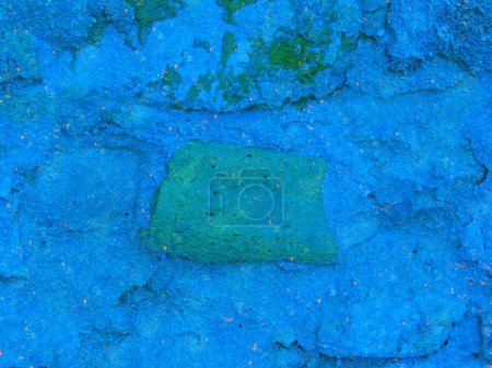Photo for Close-up shot of blue tinted stone texture for background - Royalty Free Image