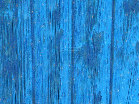 Photo for Blue Wood Texture for background - Royalty Free Image