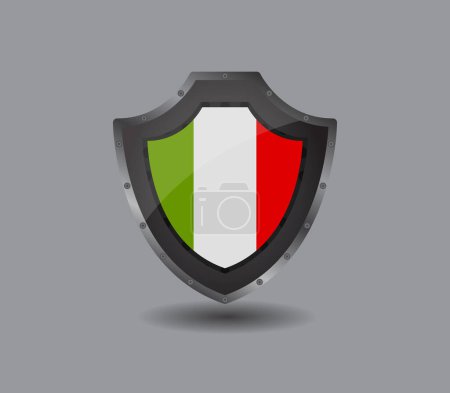 Ilustración de Bandera de Italia. icono de vector - Imagen libre de derechos