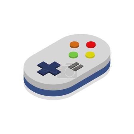 Illustration for A game controller vector illustration - Royalty Free Image