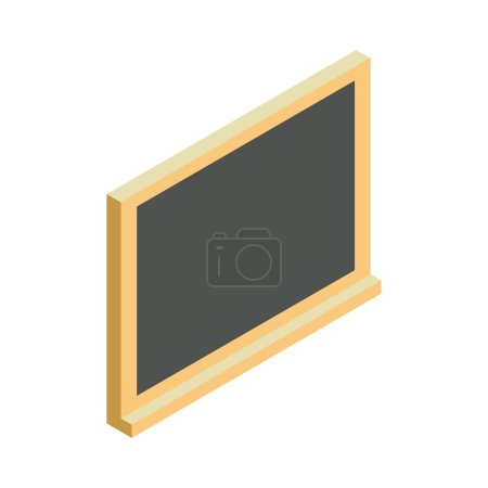 Illustration for Blank billboard vector icon for presentation - Royalty Free Image