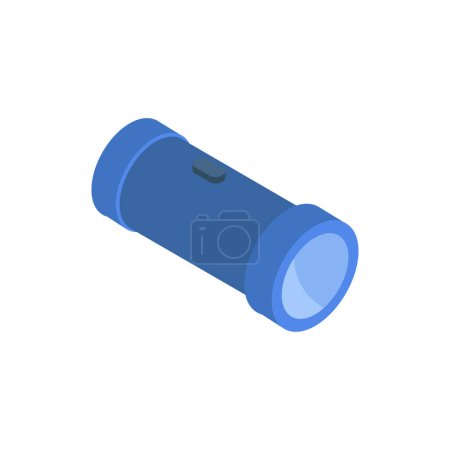 Illustration for Close up of torch vector illustration - Royalty Free Image