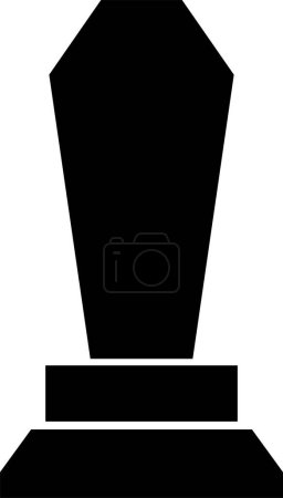 Illustration for Coffee tamper icon in flat style isolated on a white background. - Royalty Free Image