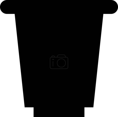 Illustration for Coffee capsule icon on white background - Royalty Free Image