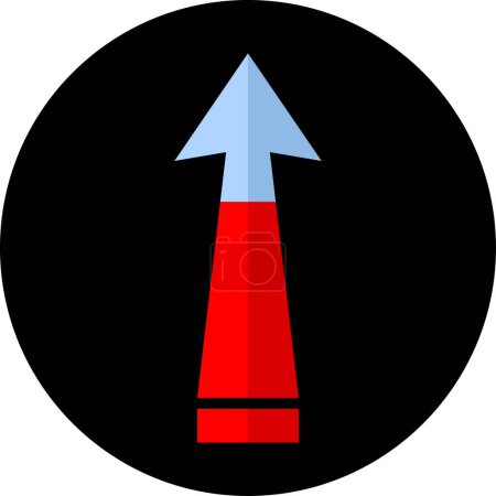 Ilustración de Icono de flecha vector ilustración - Imagen libre de derechos