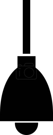 Ilustración de Lámpara colgante icono, vector de ilustración - Imagen libre de derechos