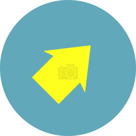 Ilustración de Diseño de ilustración vectorial del icono de flecha - Imagen libre de derechos