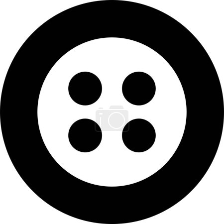 Ilustración de Icono de botón de ropa ilustración símbolo de signo de vector aislado - Imagen libre de derechos