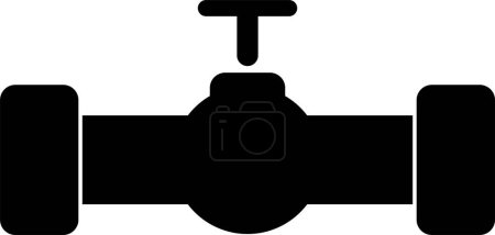 Illustration for Pipe valve icon, vector illustration design - Royalty Free Image