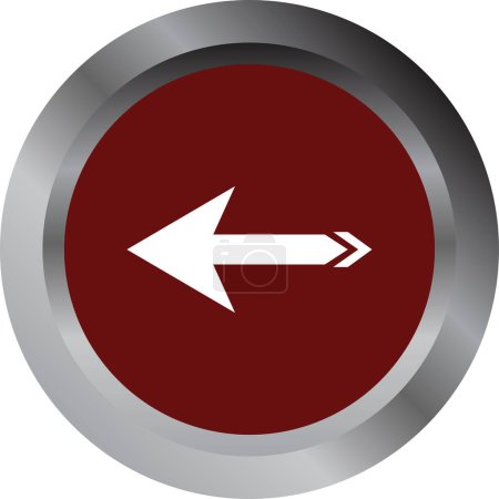 Ilustración de Icono de flecha vector ilustración - Imagen libre de derechos
