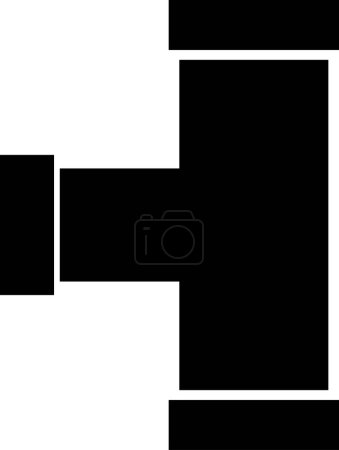 Ilustración de Tubo web icono diseño simple - Imagen libre de derechos
