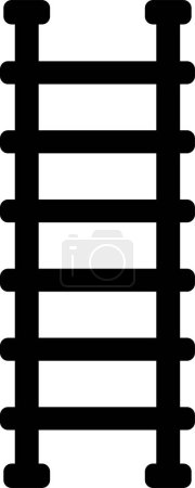Ilustración de Vector ilustración de escalera icono plano - Imagen libre de derechos