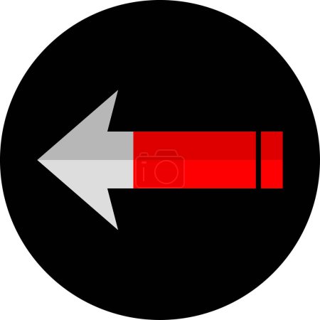 Ilustración de Ilustración vectorial del icono de flecha - Imagen libre de derechos