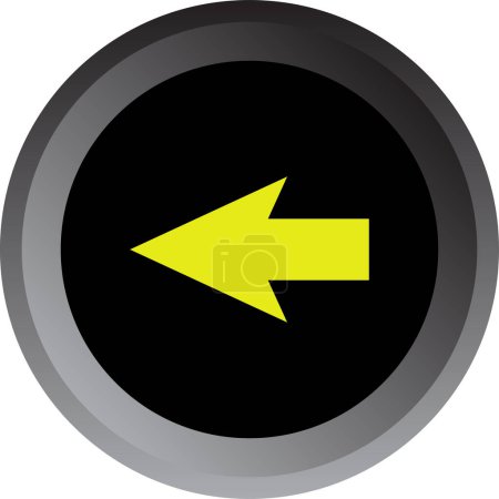 Ilustración de Ilustración vectorial del icono de flecha - Imagen libre de derechos