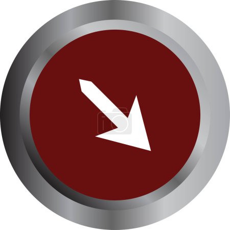 Ilustración de Vector ilustración de flecha icono moderno - Imagen libre de derechos