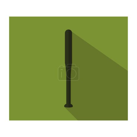 Illustration for Baseball bat vector flat icon - Royalty Free Image