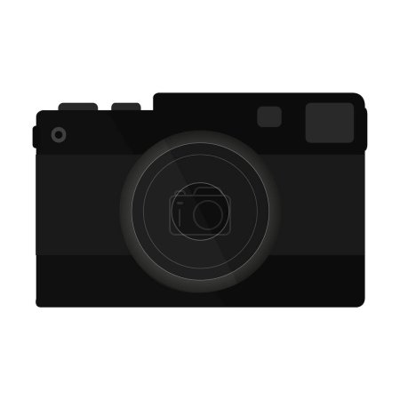 Illustration for Digital camera vector flat icon - Royalty Free Image