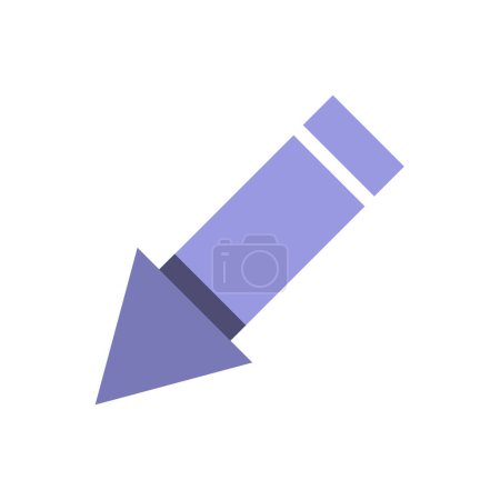Illustration for Arrow icon vector illustration background for your web and mobile app design, arrow logo - Royalty Free Image