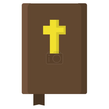 Illustration for Bible icon vector illustration - Royalty Free Image