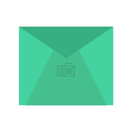 Téléchargez les illustrations : Icône enveloppe de courrier. Illustration vectorielle de message électronique sur fond blanc isolé - en licence libre de droit