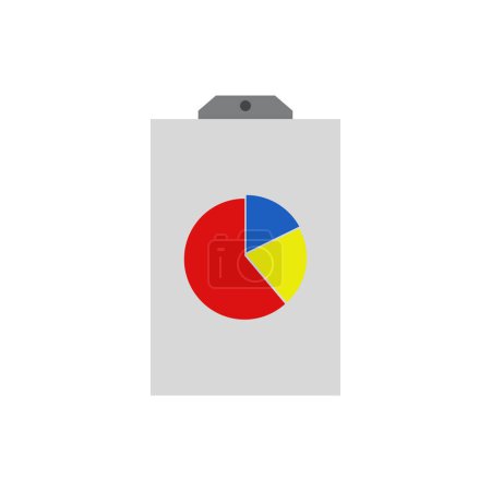 Illustration for Vector illustration of seo modern icon analysis - Royalty Free Image