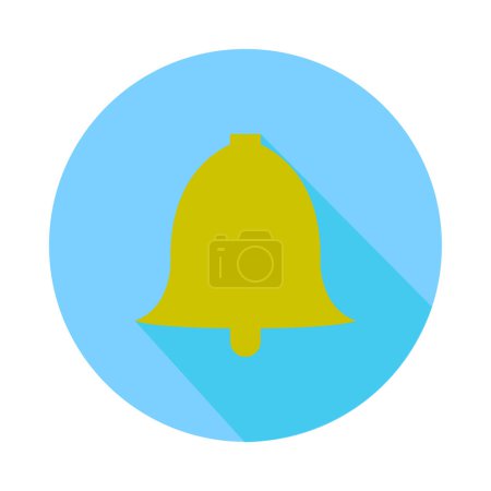 Illustration for Bell. web icon simple illustration - Royalty Free Image
