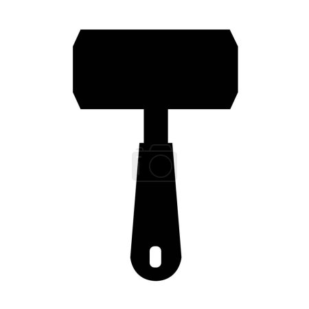 Illustration for Hammer icon on white background - Royalty Free Image