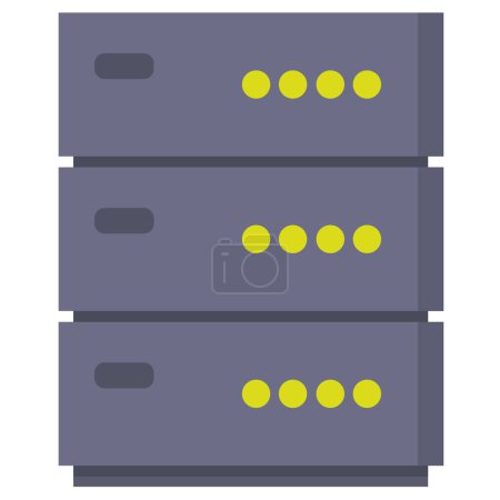 Illustration for Server database icon vector illustration - Royalty Free Image