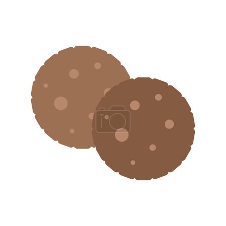 Téléchargez les illustrations : Cookies illustration vectorielle conception graphique - en licence libre de droit