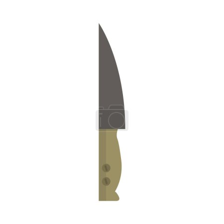 Illustration for Knife flat vector icon design - Royalty Free Image