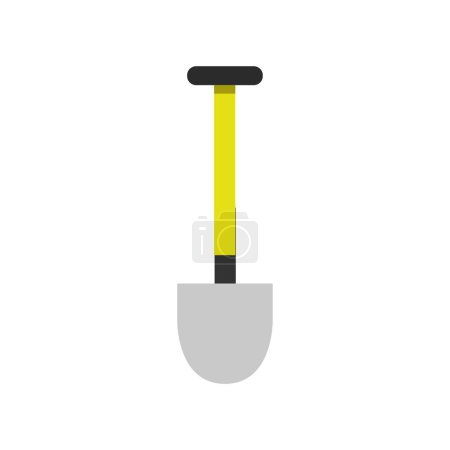 Ilustración de Shovel icon, vector illustration simple design - Imagen libre de derechos