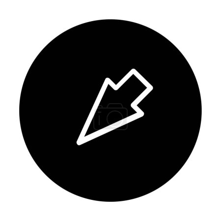 Ilustración de Icono de flecha vector ilustración fondo para su diseño web y aplicación móvil, logotipo de flecha - Imagen libre de derechos