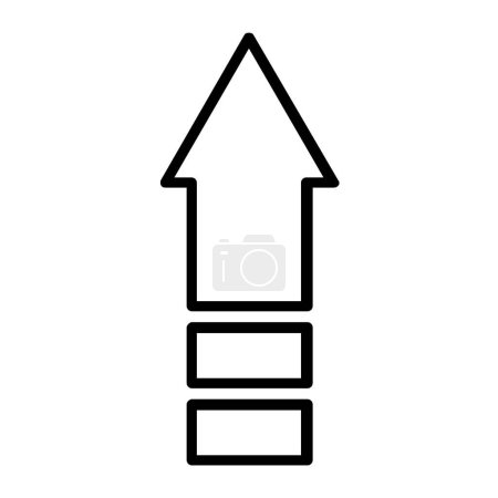 Illustration for Double arrow vector icon for your project - Royalty Free Image