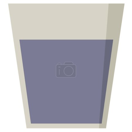 Illustration for Coffee cup icon, flat style - Royalty Free Image