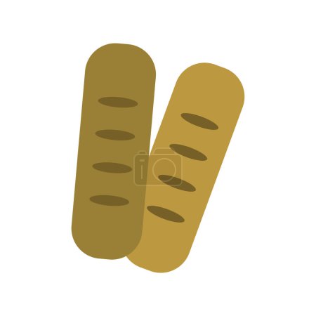 Illustration for Bread isolated icon vector illustration - Royalty Free Image