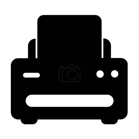 Ilustración de Impresora icono web vector ilustración - Imagen libre de derechos