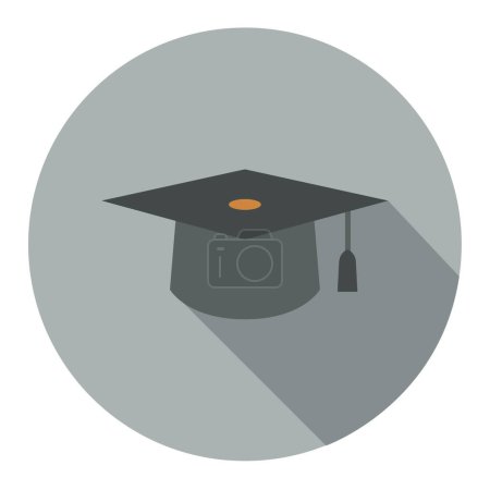 Illustration for Graduation icon vector illustration - Royalty Free Image
