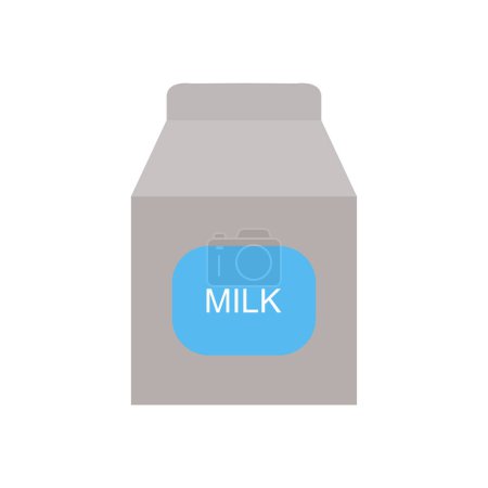 Téléchargez les illustrations : Icône de lait, illustration vectorielle simple - en licence libre de droit