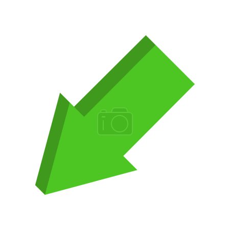 Ilustración de Icono de flecha vector ilustración fondo para su diseño web y aplicación móvil, logotipo de flecha - Imagen libre de derechos