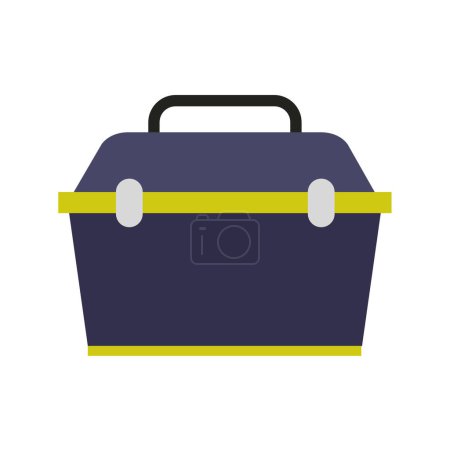 Ilustración de Reparar icono de caja de herramientas en fondo blanco - Imagen libre de derechos